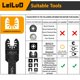 thumbnail image 2 of Kit de hojas de sierra LEILUO Titanium, 10 unidades, universales, 3,5 cm, 2 of 8