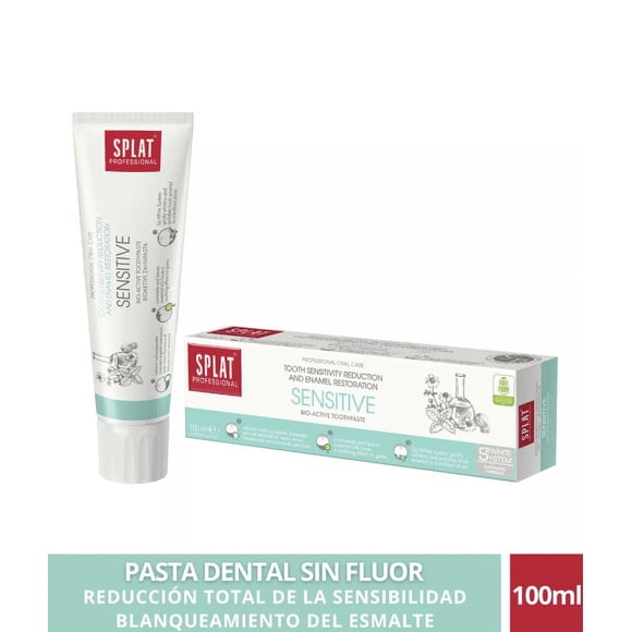 Pasta Dental Para Dientes Sensibles Sensitive. Sin Fluor  100ml