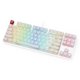 thumbnail image 1 of Teclados mecánicos Glorious Aura V1 de Pudding Keycaps, color blanco, 1 of 9