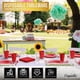 thumbnail image 5 of Juego de vajilla desechable Exquisite, 350 piezas, para fiesta, color rojo, 5 of 8