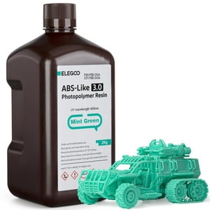 Impresora 3D De Resina Elegoo Abs Like 3.0 2000 G, Color Verde Menta