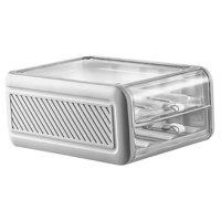 Bothyi - Cajón Portahuevos Tipo 2 Capas Con Tapa Y Asa Para Frigorífico Gris L