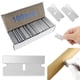 thumbnail image 1 of 100 hojas de afeitar para raspador de vidrio, repuesto antirayaduras para coche, raspador de plástico para ventanas, apto para vitrocerámica, calcomanías, residuos de pintura, herramienta de limpieza., 1 of 7