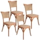 thumbnail image 1 of Pack 4 Sillas Tango Wood Rattan Cuerda, 1 of 3