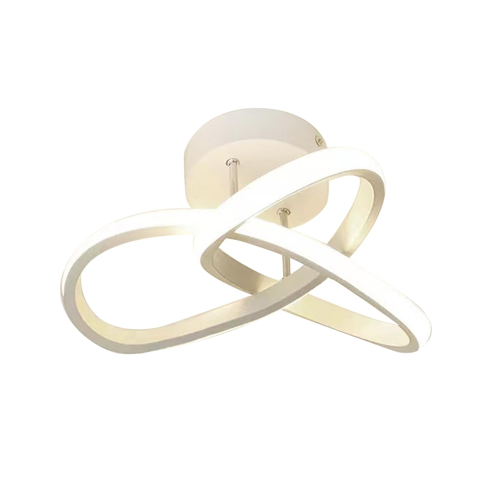 Magideal - Lámpara De Techo Led, Lámpara Colgante De Montaje Empotrado, Lámpara De Techo Regulable Creativa Para Sala De Estar, Pasillo, Dormitorio Blanco