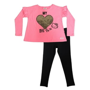 Conjunto Niña Hello Kitty Rosa 4