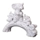 thumbnail image 4 of Estatua De Elefante De Resina, Escultura Moderna De Elefante Para Gabinete De Estantería De Oficina, Color Blanco, 4 of 5
