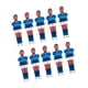 thumbnail image 1 of Juego De 10 Figuras De Futbolín, Minifiguras De Futbolín, Azul Y Blanco, 1 of 5