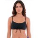 thumbnail image 1 of Bikini top con amarras negro Talla S, 1 of 6