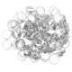 thumbnail image 4 of 100 piezas ajustable anillo en blanco cabujón bisel base ajustes bandeja plata, 4 of 5