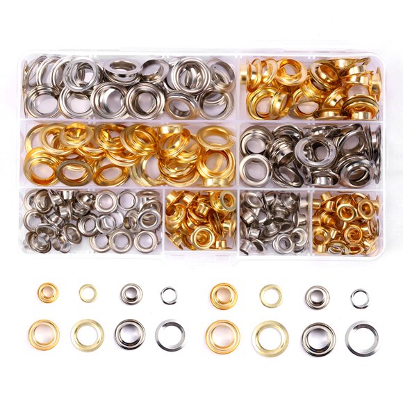 Set de 200 ojales Zxmissu 1/2\" 1/4\" 2/5\" 3/16\"