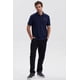 thumbnail image 4 of Polera Hombre Piqué Básica Lisa Azul Marino, 4 of 4