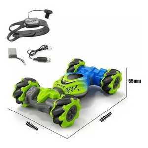 Genérico - Auto Rc Stunt 4X4 Pro Color Verde