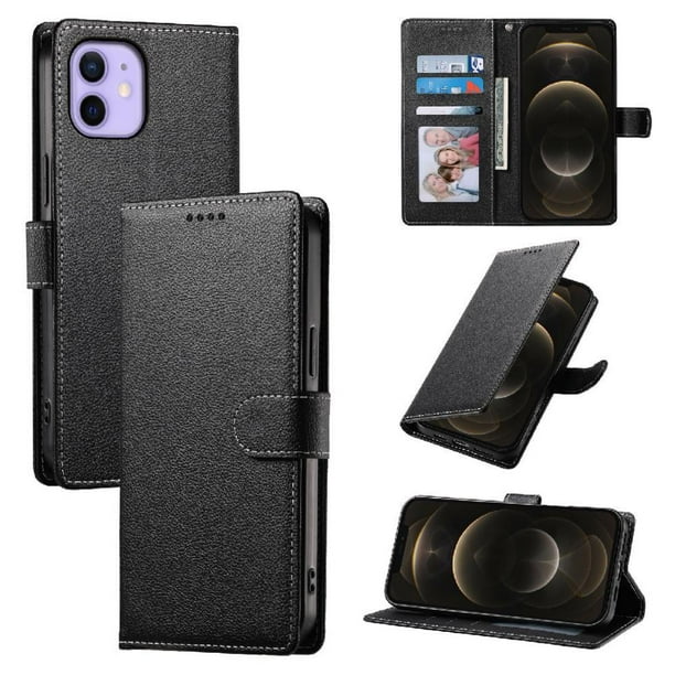 Funda Para Iphone 12 Mini – Cuero Premium, 3 Ranuras Para Tarjetas, Protección Contra Impactos