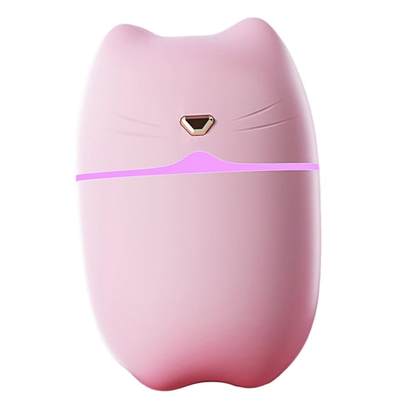260ml Cat Ear Design Mini Humidificador Difusor De Aceite Esencial Rosa