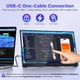 thumbnail image 3 of Monitor portátil VisionOWL con pantalla táctil de 15.6 pulgadas 1080P USB-C/HDMI, 3 of 9