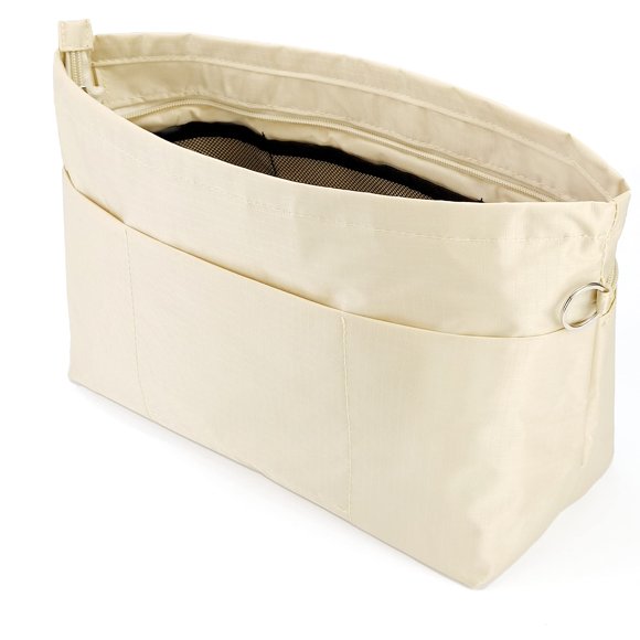 Organizador de bolso Time Wing grande beige 32x26x14 cm