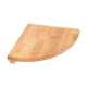 thumbnail image 3 of Estante De Pared De Esquina Flotante De Madera Para Montaje En Pared, Estante De Pared De Esquina Para Plantas, 24cm, 3 of 5