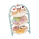 thumbnail image 5 of Juego de pastel de postre de madera, juego de simulación, juego de fiesta de té para niños, juego de rol con magdalenas, pasteles, Donuts para niñas,, 5 of 5