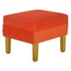 thumbnail image 2 of Pouf Sky 1c Felpa 01 Naranjo, 2 of 3