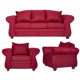 thumbnail image 1 of Living Bertolucci 3+ 1+1 Rojo, 1 of 7