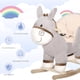 thumbnail image 4 of Silla Mecedora de Burro Qaba con Sonido – Gris, 4 of 9