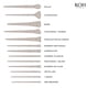 thumbnail image 4 of Set 13 Brochas de Maquillaje Essential KOH 1 un, 4 of 7