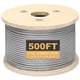 thumbnail image 1 of Cable de acero inoxidable de 3/16 pulgadas, 500 pies, 7 x 19 hilos, 1 of 7