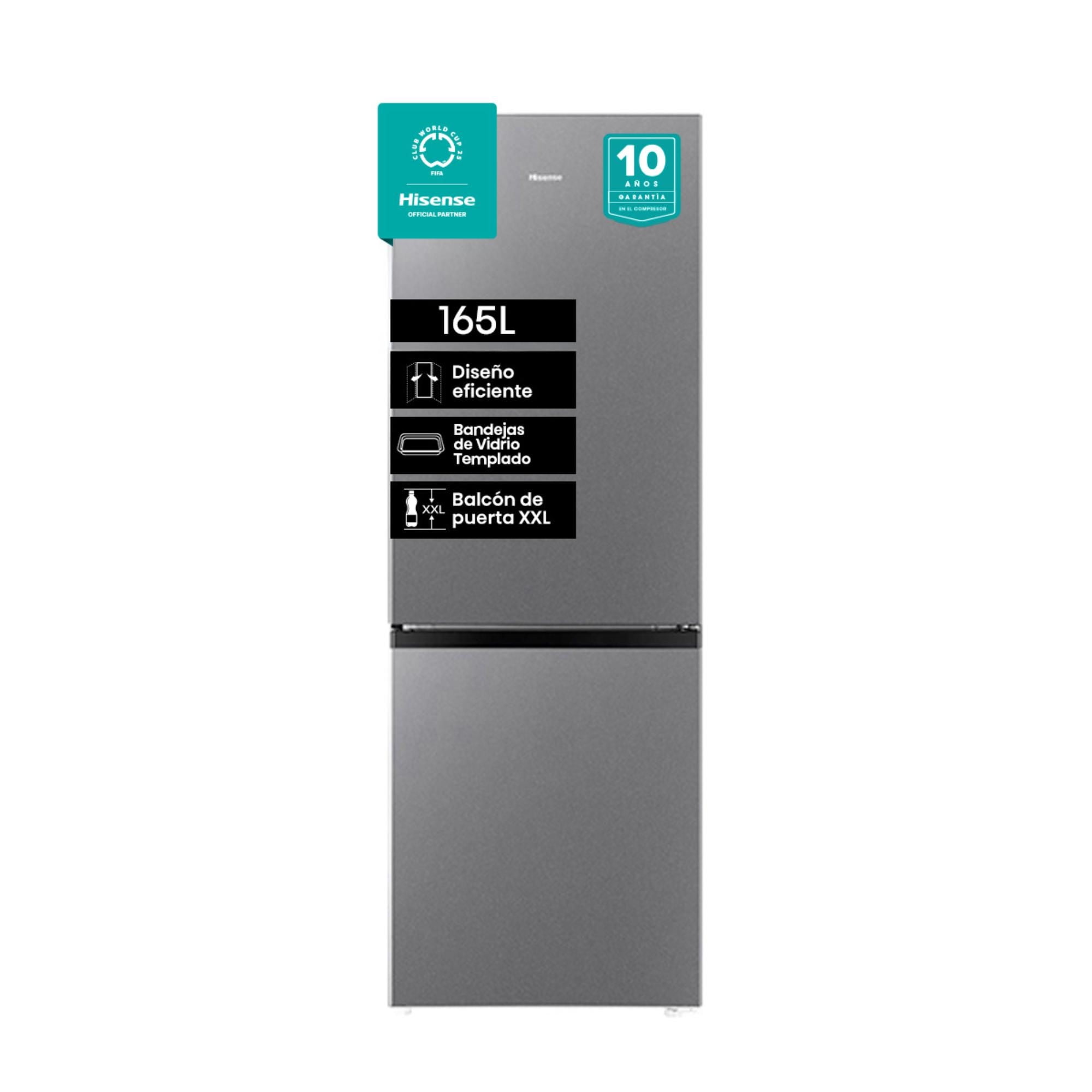 Hisense - Refrigerador Bottom Freezer Frío Directo 165 Litros Rd-22Dc