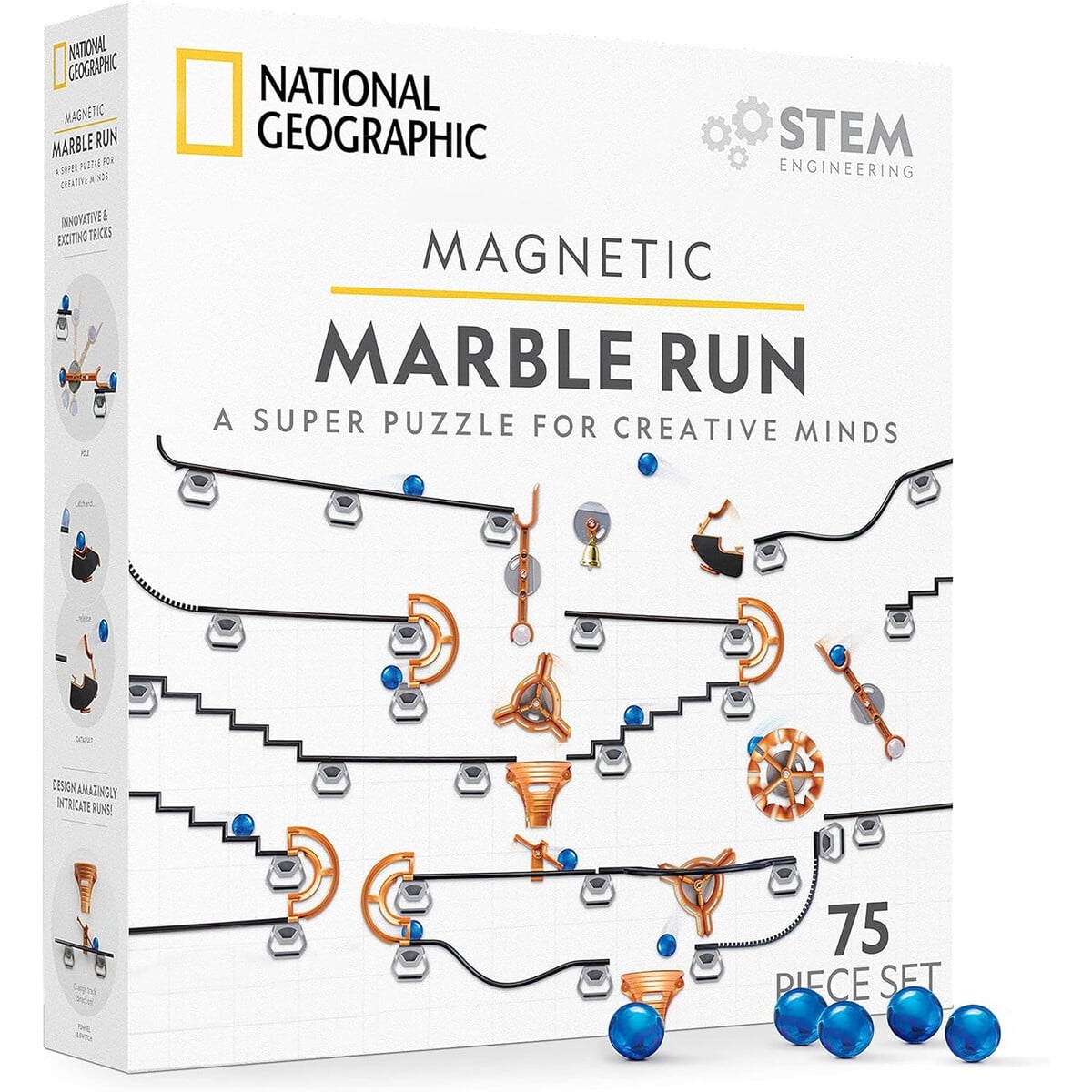 Pista Magnatica Canicas National Geographic 75 Piezas Stem