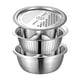 thumbnail image 4 of Kit Lavabo Rallador Acero Inoxidable 3 En 1 Ensaladera Multifuncional 28cm, 4 of 5