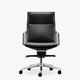 thumbnail image 1 of Silla Oficina Alek Media Negro, 1 of 5
