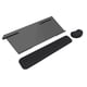 thumbnail image 1 of Set de reposamuñecas y soporte para teclado WB WEIRDBEAST 43 cm negro, 1 of 6
