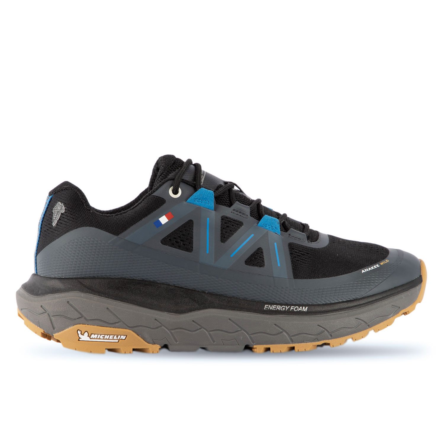 Michelin Footwear - Zapatillas Trail Running Hombre Negro Y Azul Michelin Aw02