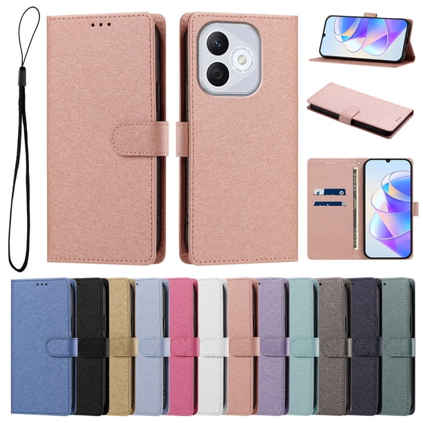 Cartera Funda para Honor 400 Lite Carga Inalámbrica, Rosa