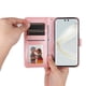 thumbnail image 4 of Funda tipo cartera FOXDOCK para Huawei Nova 12 Pro , diseño girasol en relieve, cuero PU, cierre magnético, soporte y tarjetero, 4 of 5
