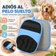 thumbnail image 1 of Guante Quitapelos Electrostático Mascotas Azul 5 Dedos Perro Gato 24x18 cm, 1 of 6