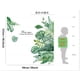 thumbnail image 2 of Calcomanía de pared con hojas tropicales verdes, pegatinas de pared con hojas de palmera y plantas naturales, decoración de pared impermeable para dormitorio, sala de estar, aula, oficina y hogar., 2 of 7