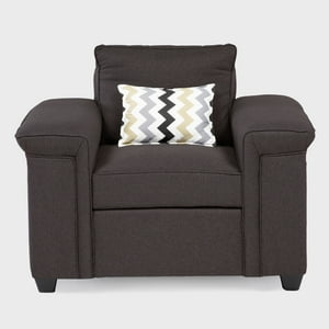 Muebles Cottoni - Butaca 1 Cuerpo Sicilia Tela Chocolate