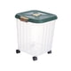 thumbnail image 1 of Contenedor De Alimentos Secos Contenedor De Alimentos Con Ruedas Para Gabinete Encimera Bocadillos Verde 15 Kg, 1 of 5