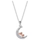 thumbnail image 1 of Collar Believe by Brilliance Luna Corazón Baño Oro Rosa, 1 of 3