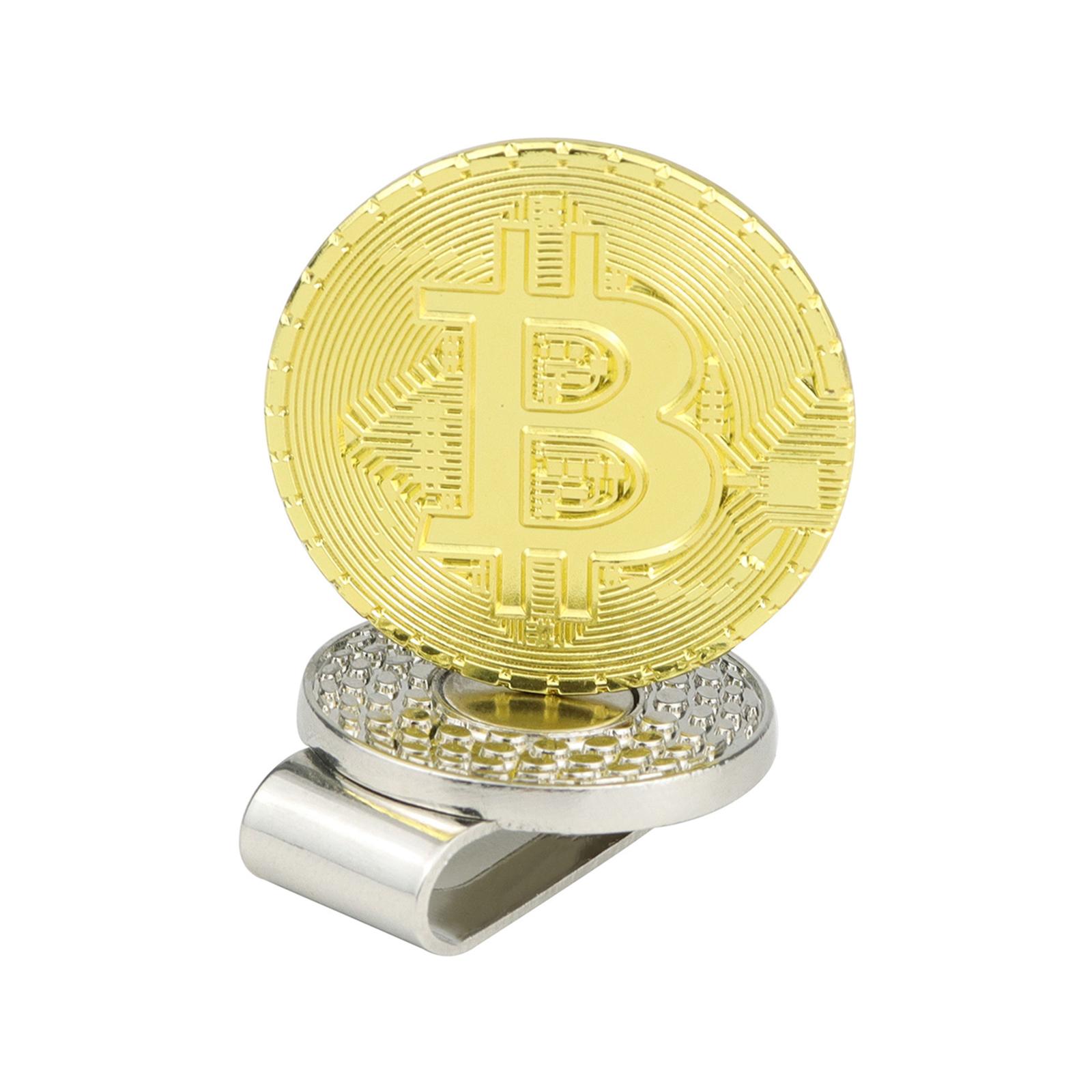 Magideal - Marcador De Pelota De Golf, Regalo Divertido, Clip Magnético Para Gorra De Golf Para Entrenamiento, Ejercicio De Putt Oro