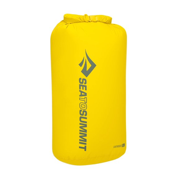 Bolsa impermeable Sea to Summit, ligera, 35 L, color amarillo azufre