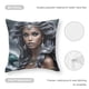 thumbnail image 5 of Sirena Negra Fundas de almohada de terciopelo con tema, regalos de funda de almohada, decoración para el hogar, cojín de lanzar, regalo de cumpleaños para fans y parejas.61*61cm., 5 of 6