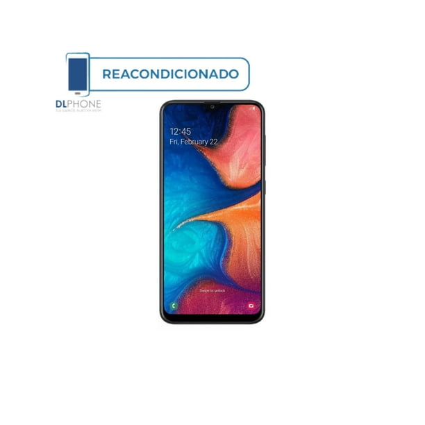 Samsung Galaxy A20 32GB Negro Reacondicionado | Lider