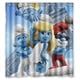 thumbnail image 1 of Cortina de ducha de Los Pitufos, juego de cortina de baño con ganchos, tamaño 66 x 72 pulgadas, 1 of 3