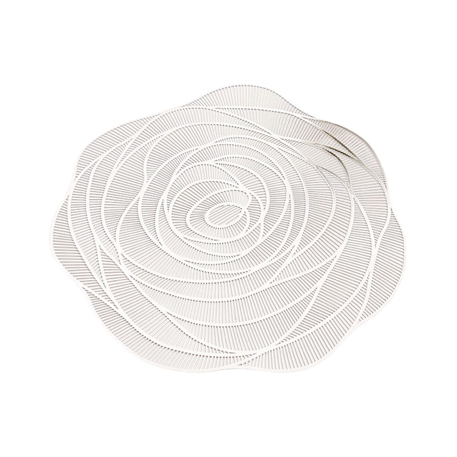 Bothyi - Mantel Individual Occidental Antideslizante Lavable De Pvc Para Encimera De Cocina Casera Argent