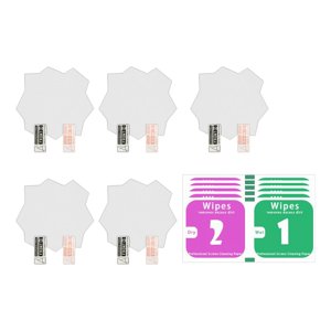 Bothyi - 5 Protectores De Pantalla Transparentes Y Finos Con Toallitas Húmedas Y Secas.