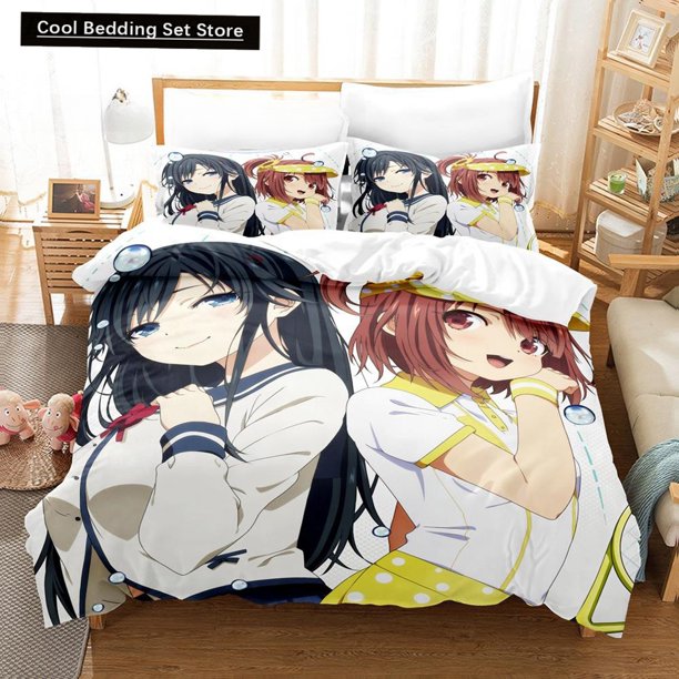 Anime Ore o Suki nano wa Omae dake kayo Bedding Set Twin Full Size Bed Set Adult Kid Bedroom Duvetcover Sets Bed Sheets