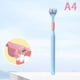 thumbnail image 1 of 3D Stereo Three-Sided Toothbrush Ultra Fine Soft Hair Adult Toothbrush Tongue Scraper Deep Cleaning Health Oral Care Teeth Brush, 1 of 3